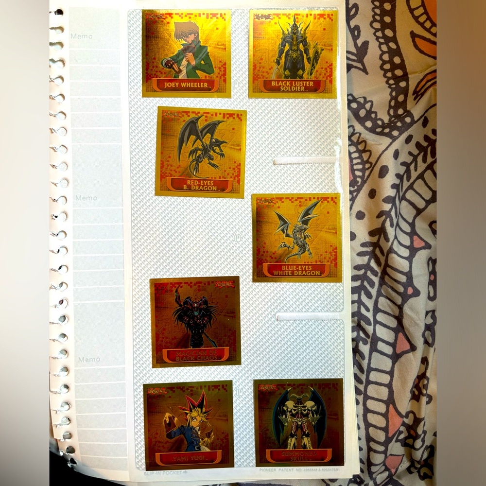 Vintage 1996 Topps Yu-Gi-Oh! Stickers